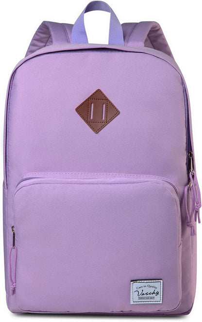 VASCHY Lightweight School Backpack for Women with Sleeve for 14" Laptop