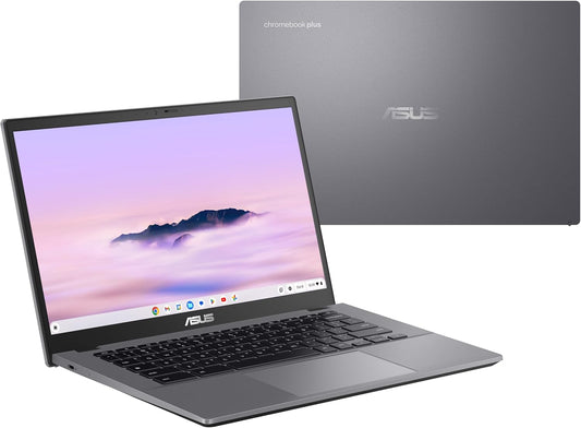 ASUS Chromebook Plus CX34 Laptop, 14" Touchscreen Display (1920x1080), Intel® Core™ i3-1215U Processor, 8GB RAM, 256GB UFS Storage, ChromeOS, Bilingual, CX3402CBA-ASI31T-CB