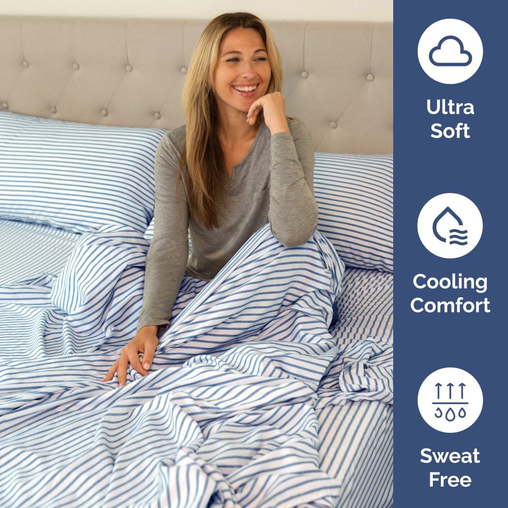 Extra Deep Queen Sheet Set - 6 Piece Breathable & Cooling Sheets - Hotel Luxury Bed Sheets Set - Easy & Secure Fit - Soft, Wrinkle Free & Comfy Sheets Set - White Sheet Set w/Extra Deep Pockets