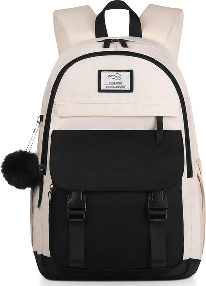 MOMUVO Backpacks for Teen Girls Women,School Backpack Cute College Laptop Backpack Bookbag for Students