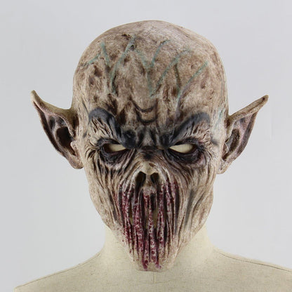 Creepy Scary Halloween Cosplay Zombie Alien Costume Mask for Adults Party Favors
