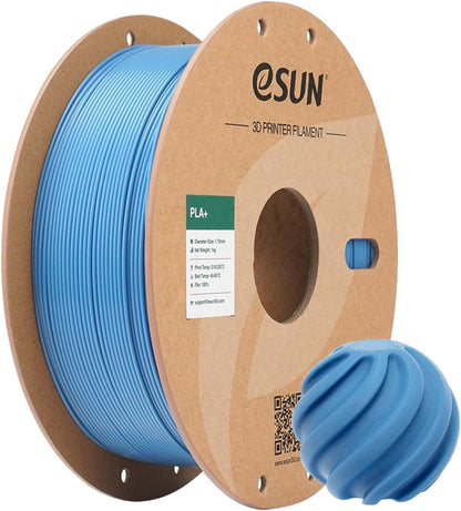 eSUN PLA Plus Filament 1.75mm, PLA Pro PLA+ 3D Printer Filament, Dimensional Accuracy +/- 0.03mm, 2.2 LBS (1KG) Spool 3D Printing Consumables for Most FDM 3D Printers, Black