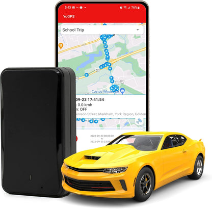 YoGPS Eco GPS Trackers | Wireless and Portable | Discrete 4G Tracking Device | Built-in Magnet | No Install Needed | Long Rechargeable Battery | SIM Included