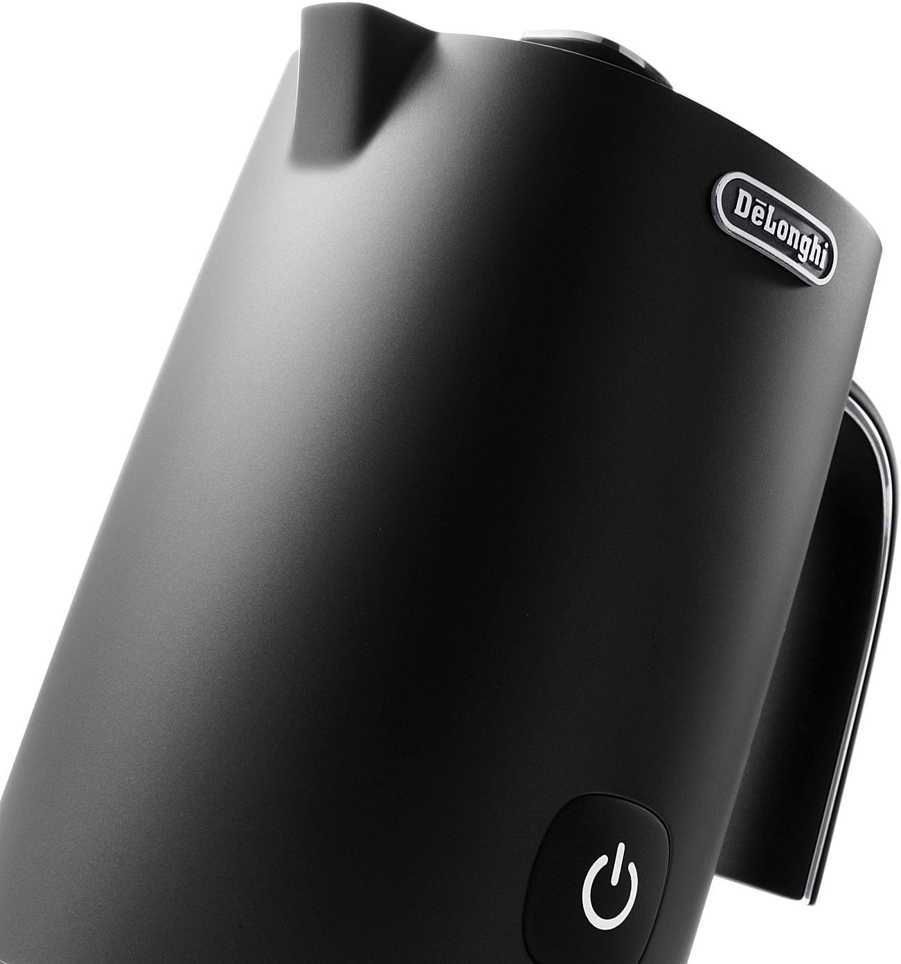 De'Longhi EMF2BK Plastic Electric Milk Frother with Hot and Cold Function Grey 17.02 x 11.43 x 19.56 cm; 889.04 Grams