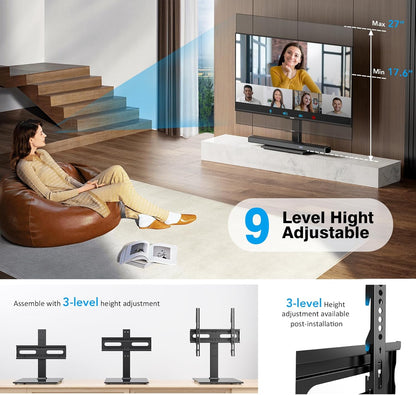 Purilite Select Fixed Tabletop TV Stand (27"–55")