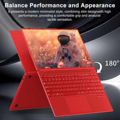 NOTODD Laptop 16" 12GB LPDDR4 512GB SSD Celeron N5095 Up to 2.9Ghz Quad-Core Win 11 PC 1920*1200 2K Screen Dual WIFI Support 2.5" HDD 1TB SSD Expand with Cooling Fan Numeric Keypad for Business-Blue