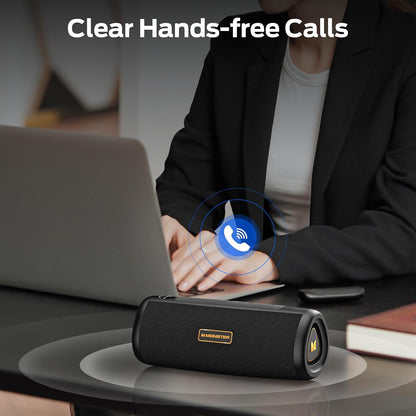 Monster S230 Portable Bluetooth Speaker, Speakers Bluetooth Wireless with 30W Loud Stereo Sound, Wireless Stereo Pairing, 24H Playtime, Bluetooth 6.0 Supports TF Card, AUX for Outdoor/Home/Party