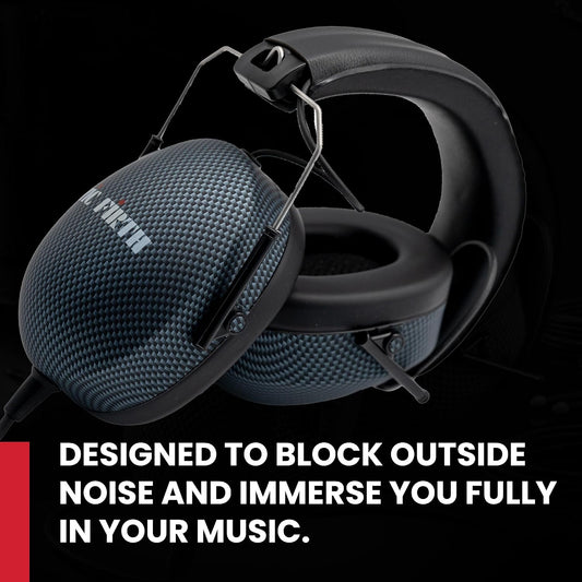 Vic Firth SIH3 Stereo Isolation Headphones, 25 Decibels