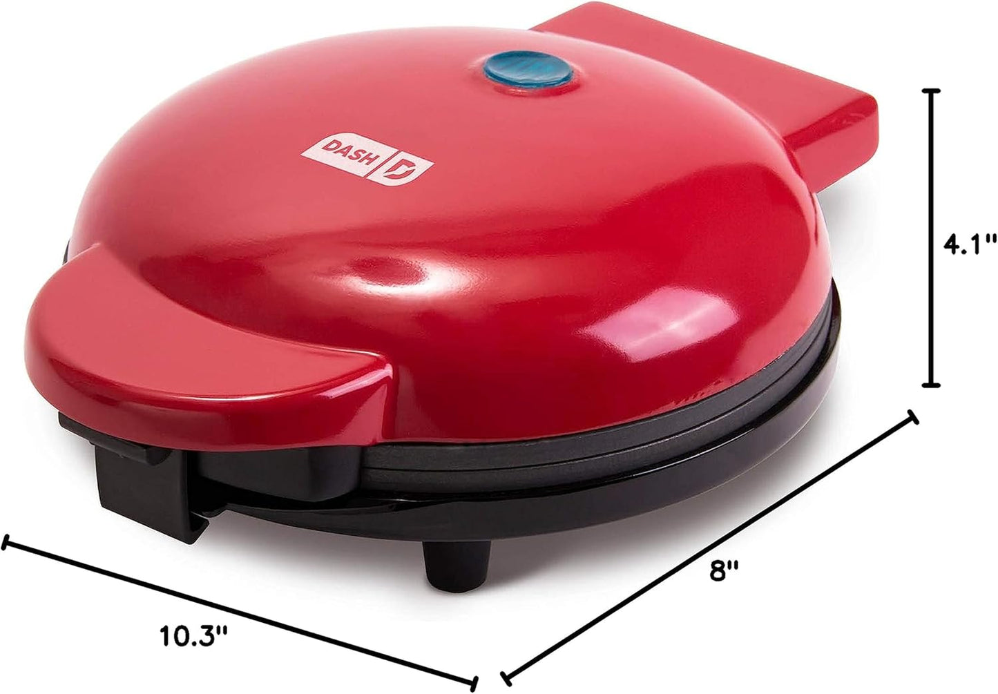 Dash DMG8100RD Express 8" Griddle, 8", Red