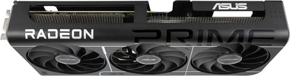 ASUS Prime Radeon™ RX 9060 XT 16GB GDDR6 OC Edition Graphics Card (PCIe 5.0, HDMI/DP 2.1, 2.5-Slot Design, axial-tech Fans, Dual Ball Fan Bearings, Dual BIOS, ASUS GPU Guard)