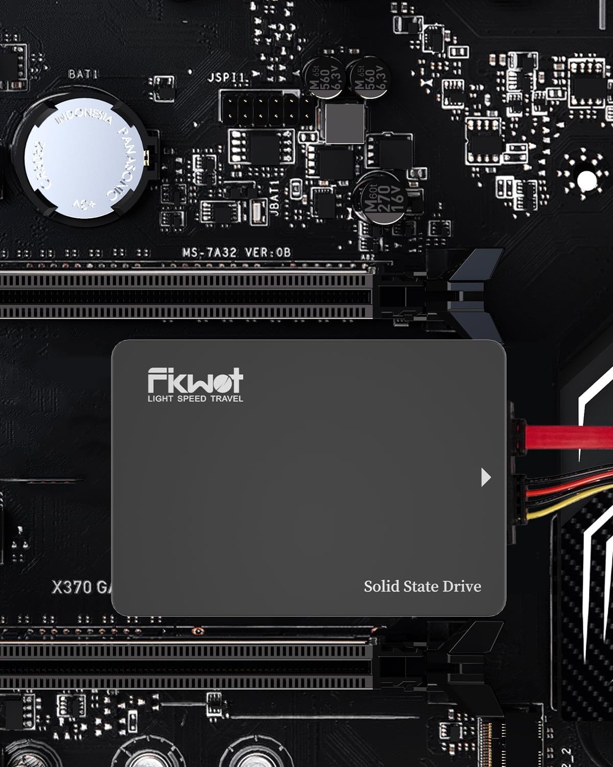 Fikwot FX815 1TB SSD, 2.5" SATA SSD, Internal Solid State Drive, Up to 560MB/s, Compatible with Laptop & PC Desktop