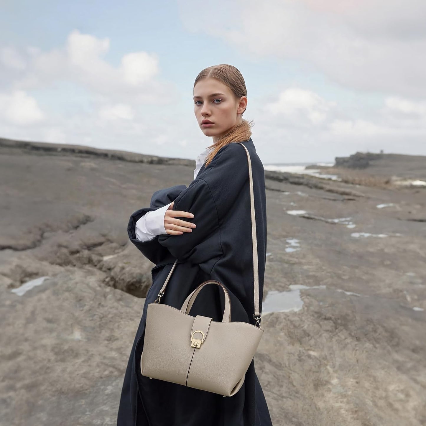 Leather Handbag for Women Tote bag Boho Purses and Handbags with Zipper Crossbody Bag Big shoulder handbag
