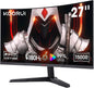 KOORUI Curved 27 Inch Gaming Monitor, Full HD 1080p R1500 180Hz VA Curved Monitors, 99% sRGB, Built-in AdaptiveSync, 1 x Display Port 1.2 & 2 x HDMI 2.0, Eye Care, VESA Compatible, Black 27E6CA - PuriLite