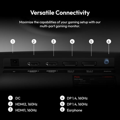 Pixio PX248 Wave 24 inch 200Hz Refresh Rate FHD 1080p Resolution Fast IPS Panel 1ms GTG Response Time Adaptive Sync Gaming Monitor with Adaptive Sync
