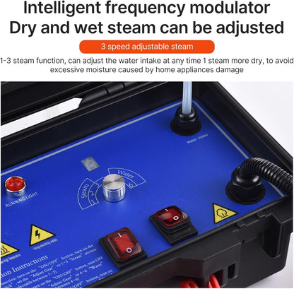 1700W High Pressure Steam Cleaner, Handheld Tankless Steamer