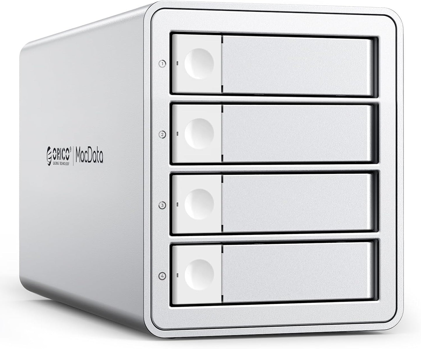 ORICO Daisy-Chain 5 Bay Hard Drive Enclosure USB 3.2 Gen 2 Aluminum Das Enclosure Support 22TB and Expansion Max Up to 330TB for 3.5-inchs HDD -9958C3