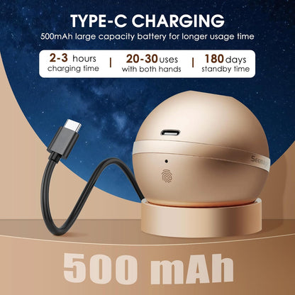 Electric Nail Clipper, 2 in 1 Automatic Electric Nail Clippers with LED Light, 2 Speeds Nail Trimmer Gift for Senior Adults Students Baby