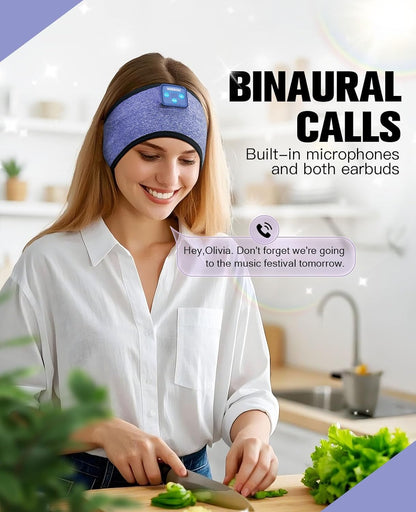 Sleep Headphones Bluetooth Headband, Voerou Wireless Sleeping Headphones Earbuds Sleep Mask with Stereo Speakers-Cool Tech Gadget for Men Women,Perfects for Sleep Workout Running Yoga Travel Insomnia