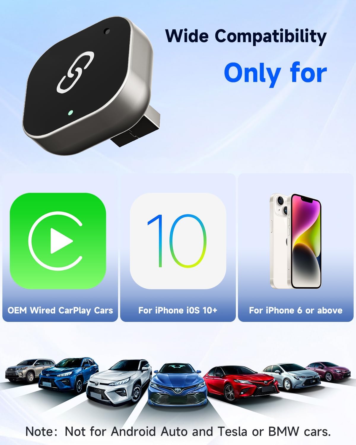 Purilite Select Wireless CarPlay Adapter