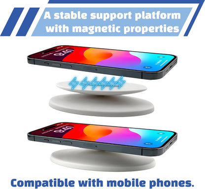 Sintron Smart Display Stand for Show 5 & Show 8 (1st Gen & 2nd Gen) - Adjustable Magnetic Stand Mount with 360 Degree Rotation, Tilt Function and Anti-Slip Base, Compatible with iPhone Models (Black)