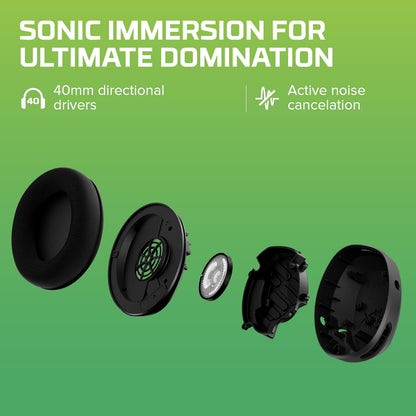 HyperX Cloud Stinger 2 Core – PC Gaming Headset, Lightweight Over-Ear Headset with mic, Swivel-to-Mute mic Function, DTS Headphone:X Spatial Audio, 40mm Drivers,Black