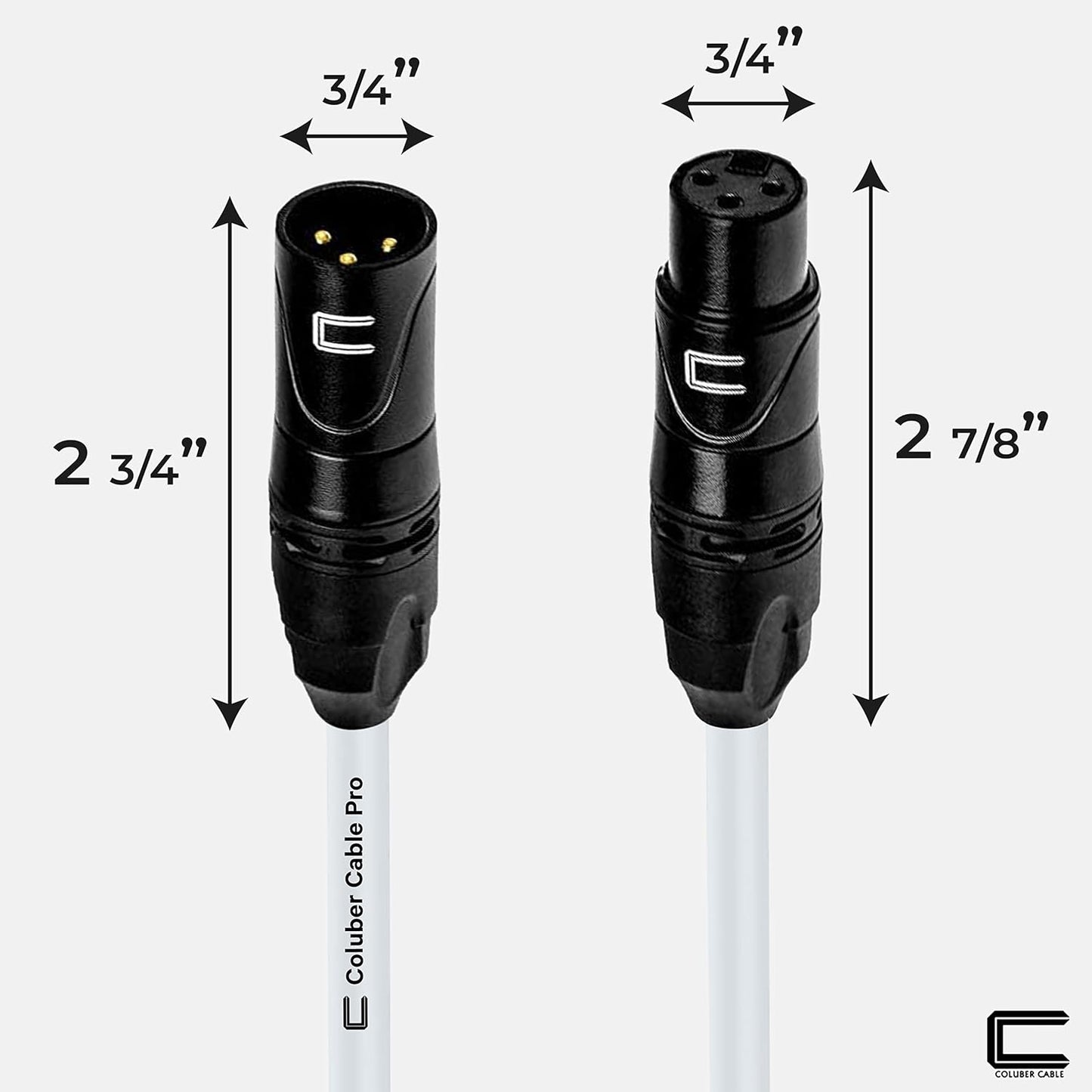 Balanced XLR Cable Male to Female - 6 Feet Pink - Pro 3-Pin Microphone Connector for Powered Speakers, Audio Interface or Mixer for Live Performance & Recording