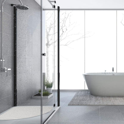 Square Shower Mat, Non Slip Bath Mat, Loofah Shower Stall Mats for Walk-in Shower, 32 x 32 Inches Shower Floor Mat with Drain, Bath Mats for Showers Bathroom, Tub, Seniors