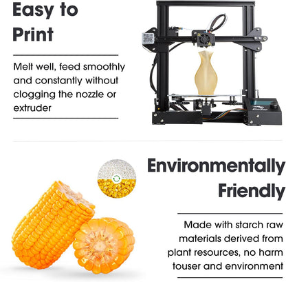 eSUN PLA Plus Filament 1.75mm, PLA Pro PLA+ 3D Printer Filament, Dimensional Accuracy +/- 0.03mm, 2.2 LBS (1KG) Spool 3D Printing Consumables for Most FDM 3D Printers, Black