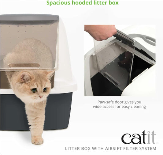 Catit Airsift Litter Pan - Jumbo - PuriLite