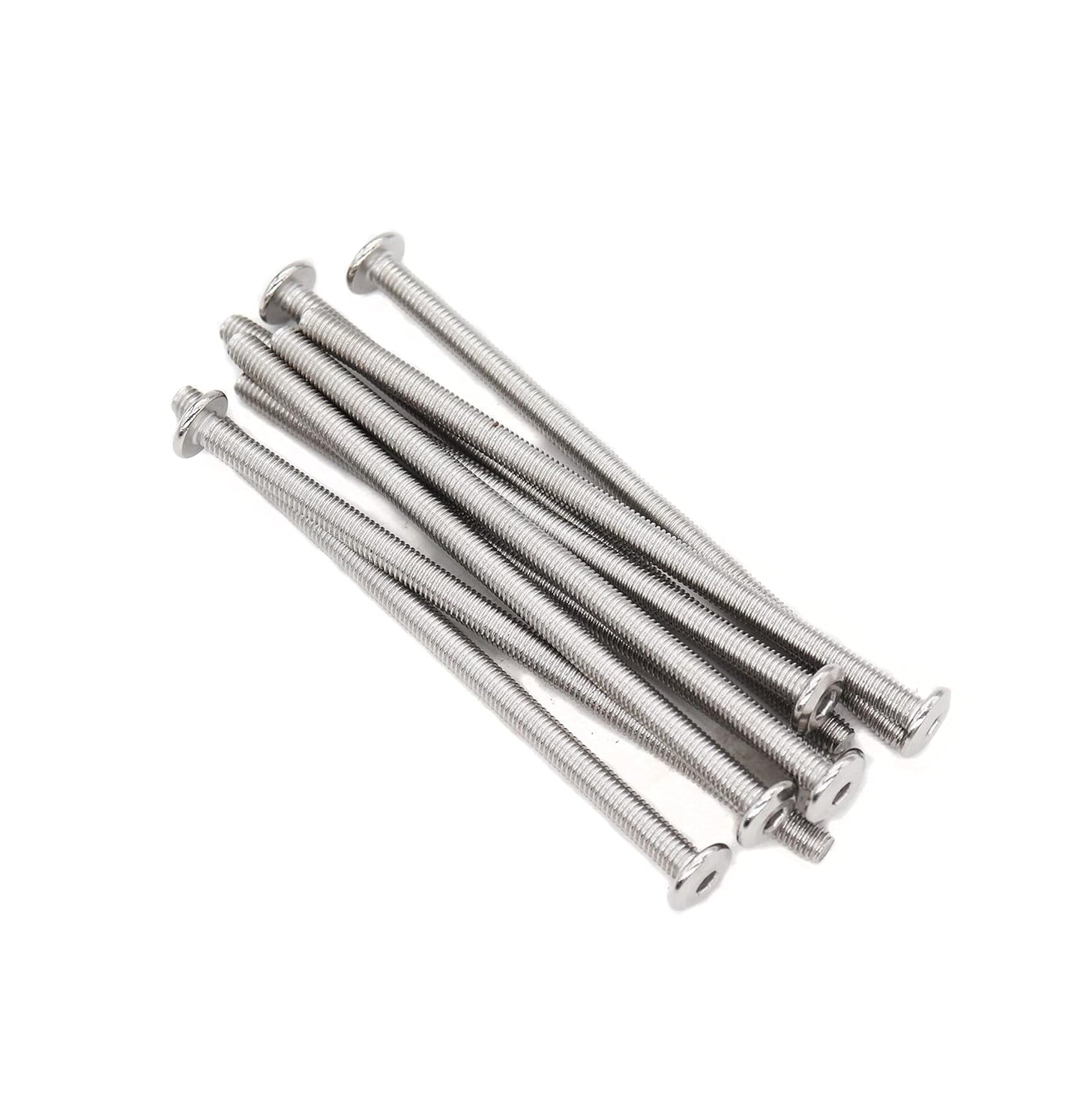 binifiMux 4pcs M10-1.25 x 70mm Serrated Flanged Hex Bolts Flange Hexagon Screws, Stainless Steel 18-8 (304), Plain Finish, DIN 6921