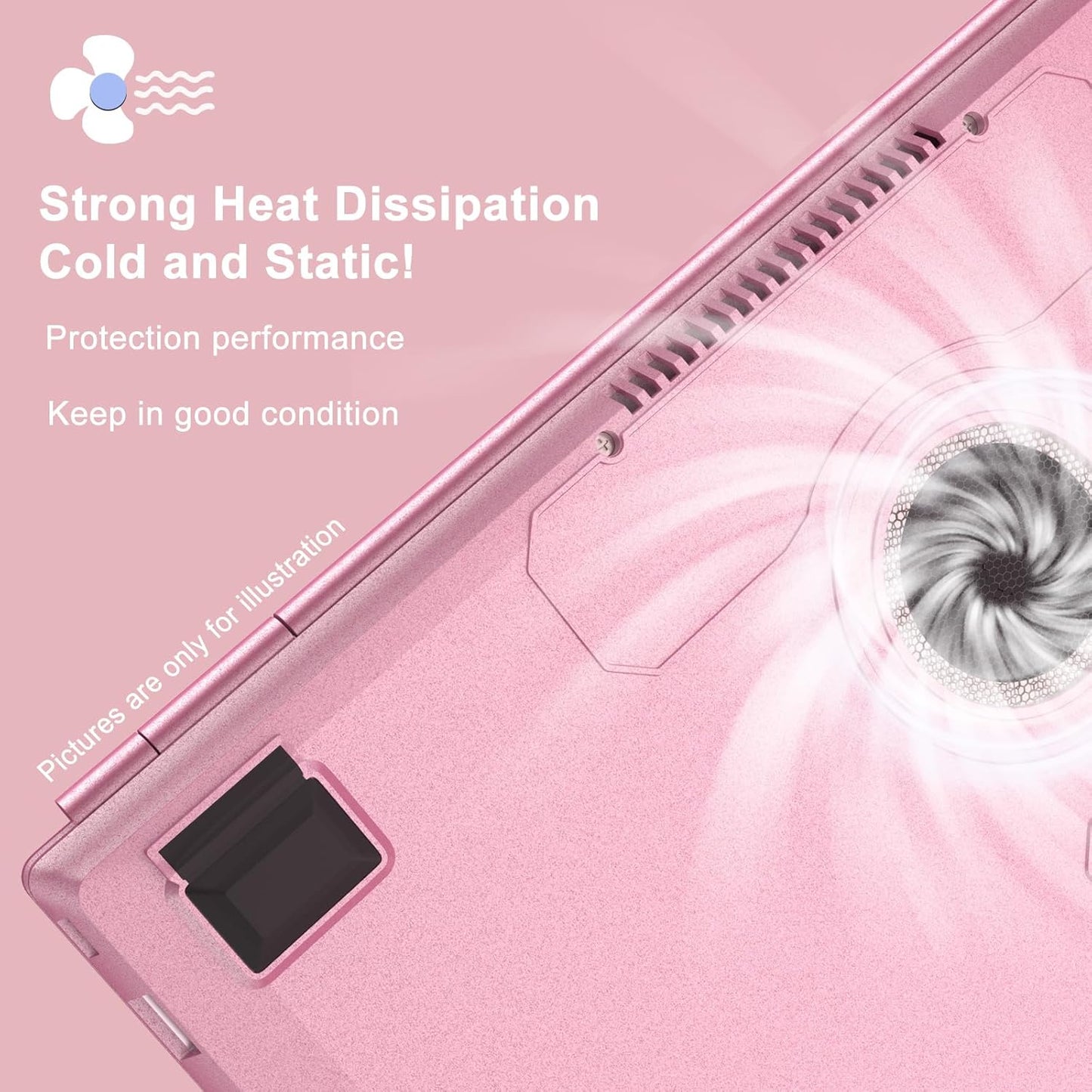 NOTODD Laptop 16" 12GB LPDDR4 512GB SSD Celeron N5095 Up to 2.9Ghz Quad-Core Win 11 PC 1920*1200 2K Screen Dual WIFI Support 2.5" HDD 1TB SSD Expand with Cooling Fan Numeric Keypad for Business-Blue