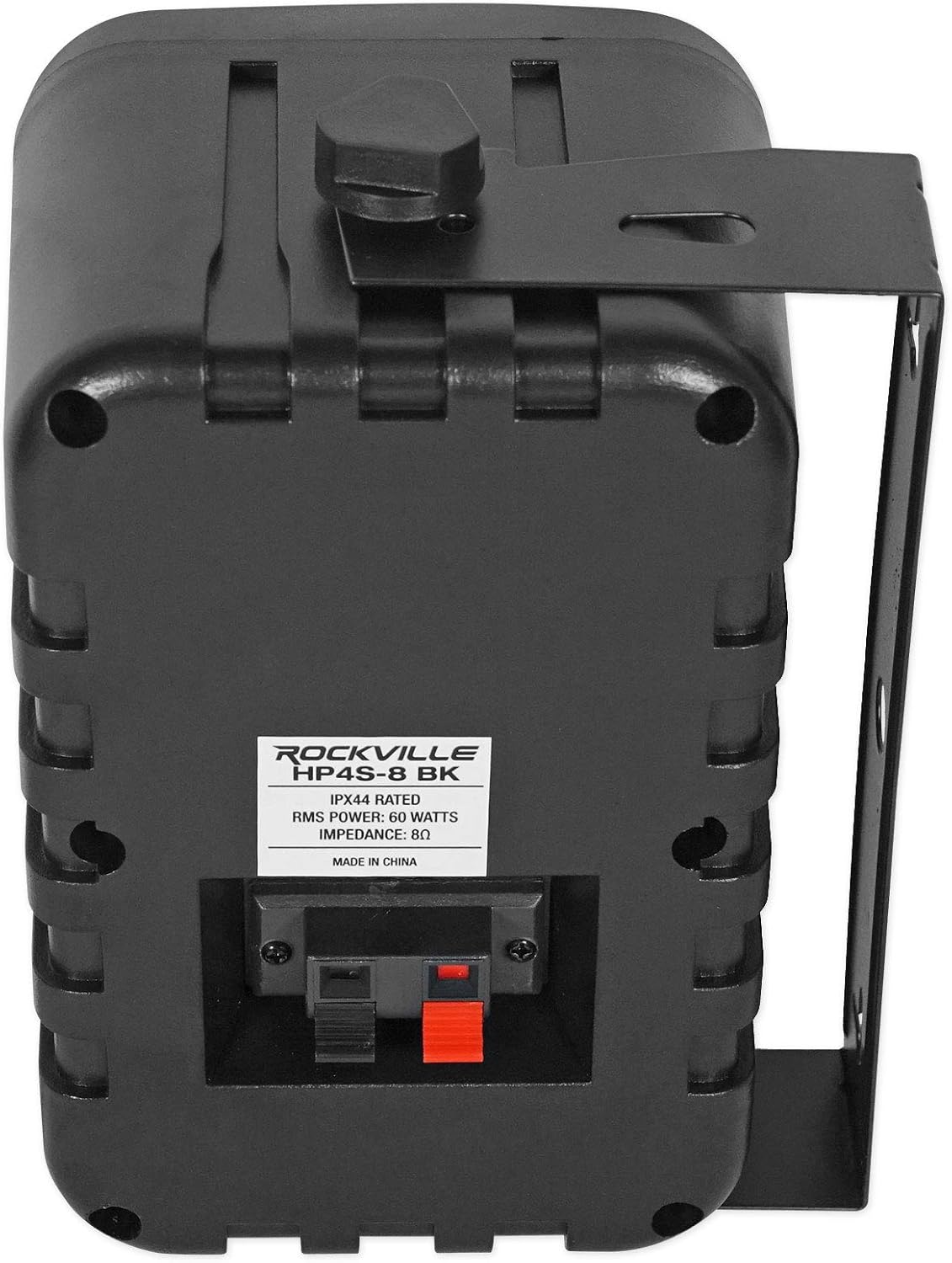 Rockville HP4S-8 BK 4" Outdoor/Indoor Swivel Home Theater Speakers in Black