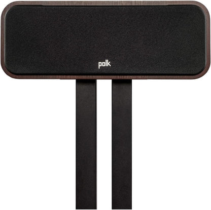 Polk Signature Elite ES35 Slim Center Channel Speaker - Hi-Res Audio Certified, Dolby Atmos & DTS:X Compatible, 1" Tweeter & (6) 3" Woofers, Dual Power Port for Effortless Bass, Stunning Black