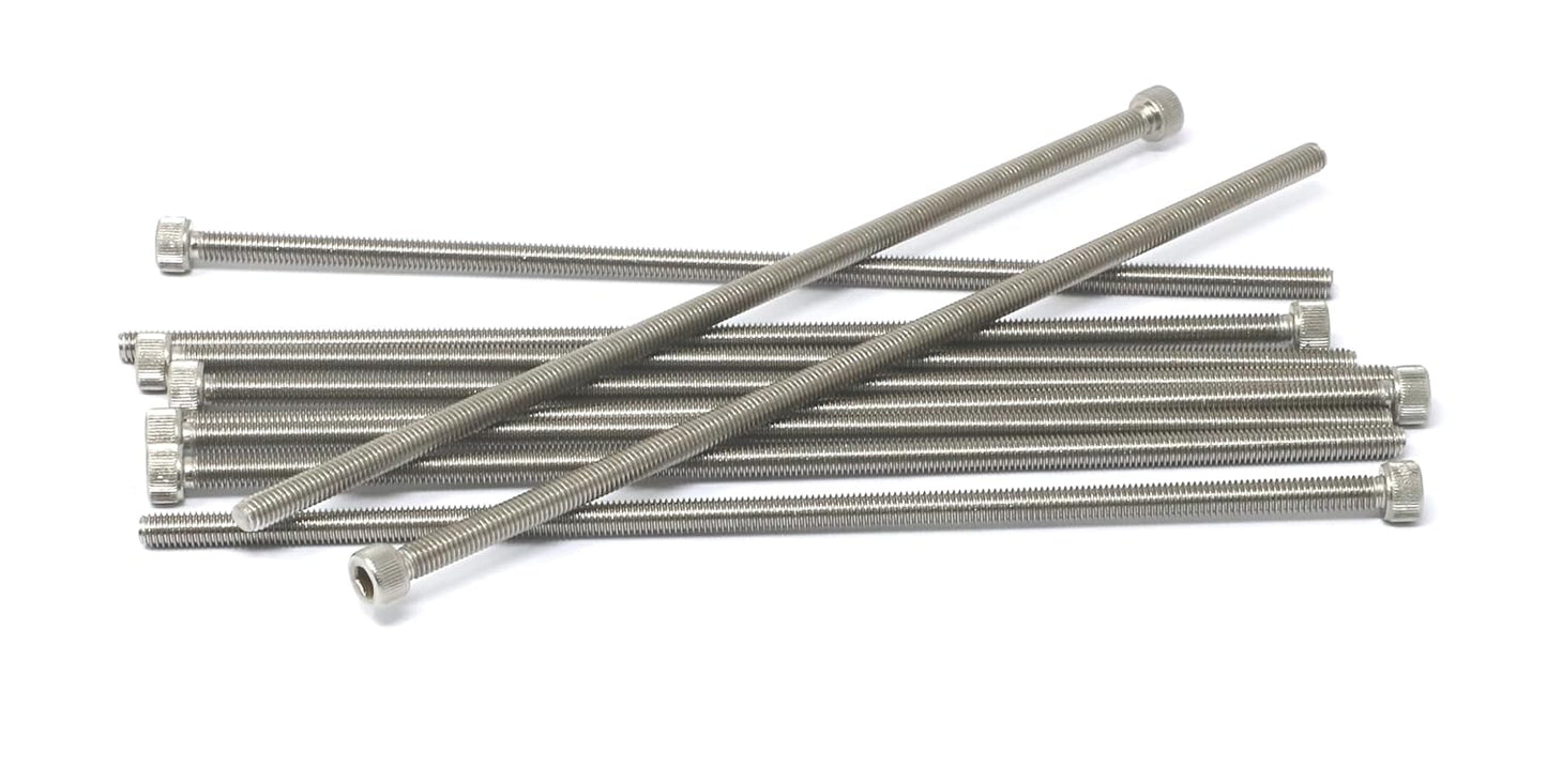 iexcell 25 Pcs M6 x 20mm Thread Pitch 1 mm Stainless Steel 304 Hex Socket Head Cap Screws Bolts Kit