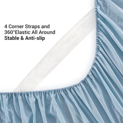 Viviland Floral Queen Sheet Set - 4 Piece Vintage Pink & Yellow Flower Patterned Bed Sheets - Soft, Breathable Microfiber Sheets with Deep Pocket, Non-Slip Fitted Sheets & Pillowcases