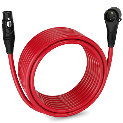 LyxPro 6 Feet XLR Microphone Cable Balanced Male to Female 3 Pin Mic Cord for Powered Speakers Audio Interface Professional Pro Audio Performance and Recording Devices - Blue