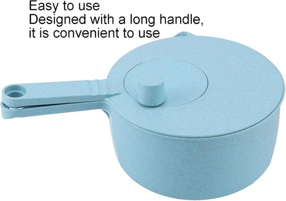 Salad Spinner,Lettuce Spinner Vegetable Washer Dryer Drainer Strainer with Bowl Colander,Vegetable Drainer Manual Salad Dehydrator Vegetable Washing Basket(Blue)