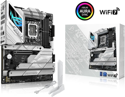 ASUS ROG Strix Z790-A Gaming WiFi II (WiFi 7) LGA 1700(Intel® 14th & 13th & 12th Gen) ATX Gaming Motherboard(16 + 1+2 Power Stages, DDR5, 5X M.2 Slots, PCIe 5.0 x16)