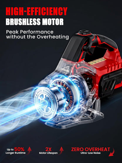 800 CFM Leaf Blower Cordless Compatible with Milwaukee 18V M18 Battery