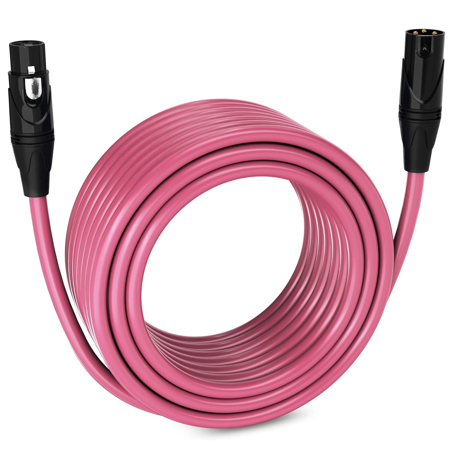 LyxPro 6 Feet XLR Microphone Cable Balanced Male to Female 3 Pin Mic Cord for Powered Speakers Audio Interface Professional Pro Audio Performance and Recording Devices - Blue