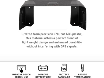 BerleyPro Visor Compatible With Garmin GPS, Fish Finders and Depth Finders - Sun Shade for Striker, Echomap, GPSMAP, and More - Echomap UHD2 7" Touch