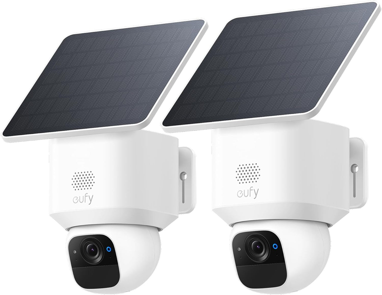 eufy Security SoloCam E30, 2-Cam Kit, Security Cameras Wireless Outdoor, Solar Camera Outdoor Wireless, 360° Pan, AI Tracking, 2K Clarity, No Monthly Fee