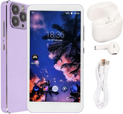 Jectse MP4 Music Player HiFi Sound Connectivity for 5.0 Inch HD Screen Metal Black Sports Enthusiastic (Purple)