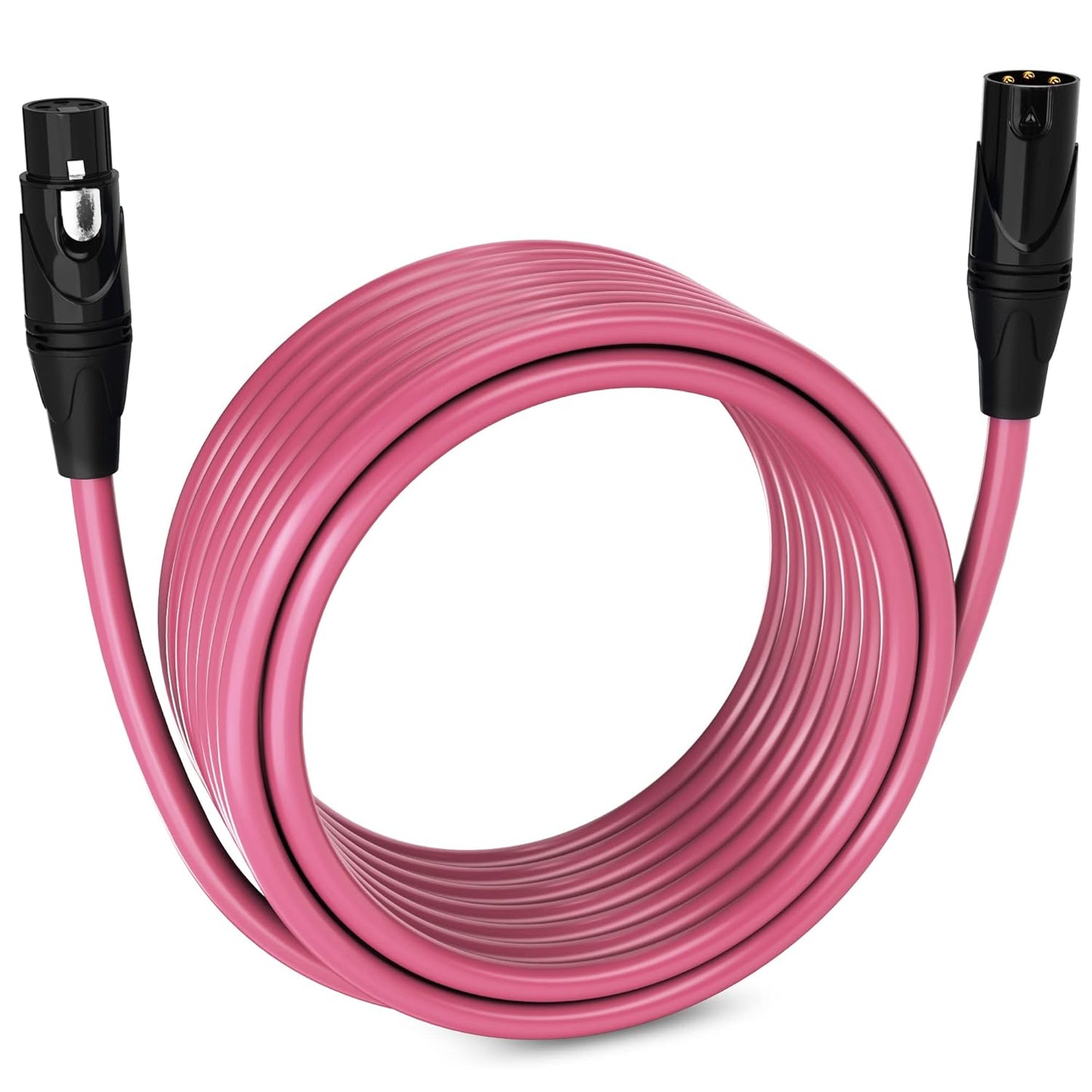 LyxPro 6 Feet XLR Microphone Cable Balanced Male to Female 3 Pin Mic Cord for Powered Speakers Audio Interface Professional Pro Audio Performance and Recording Devices - Blue