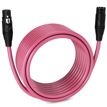 LyxPro 6 Feet XLR Microphone Cable Balanced Male to Female 3 Pin Mic Cord for Powered Speakers Audio Interface Professional Pro Audio Performance and Recording Devices - Blue