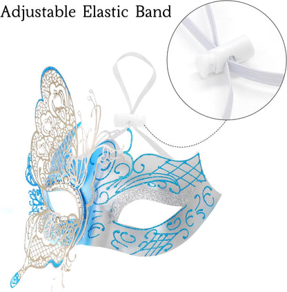 Mysterious Venetian Butterfly Lady Masquerade Halloween Party Mask