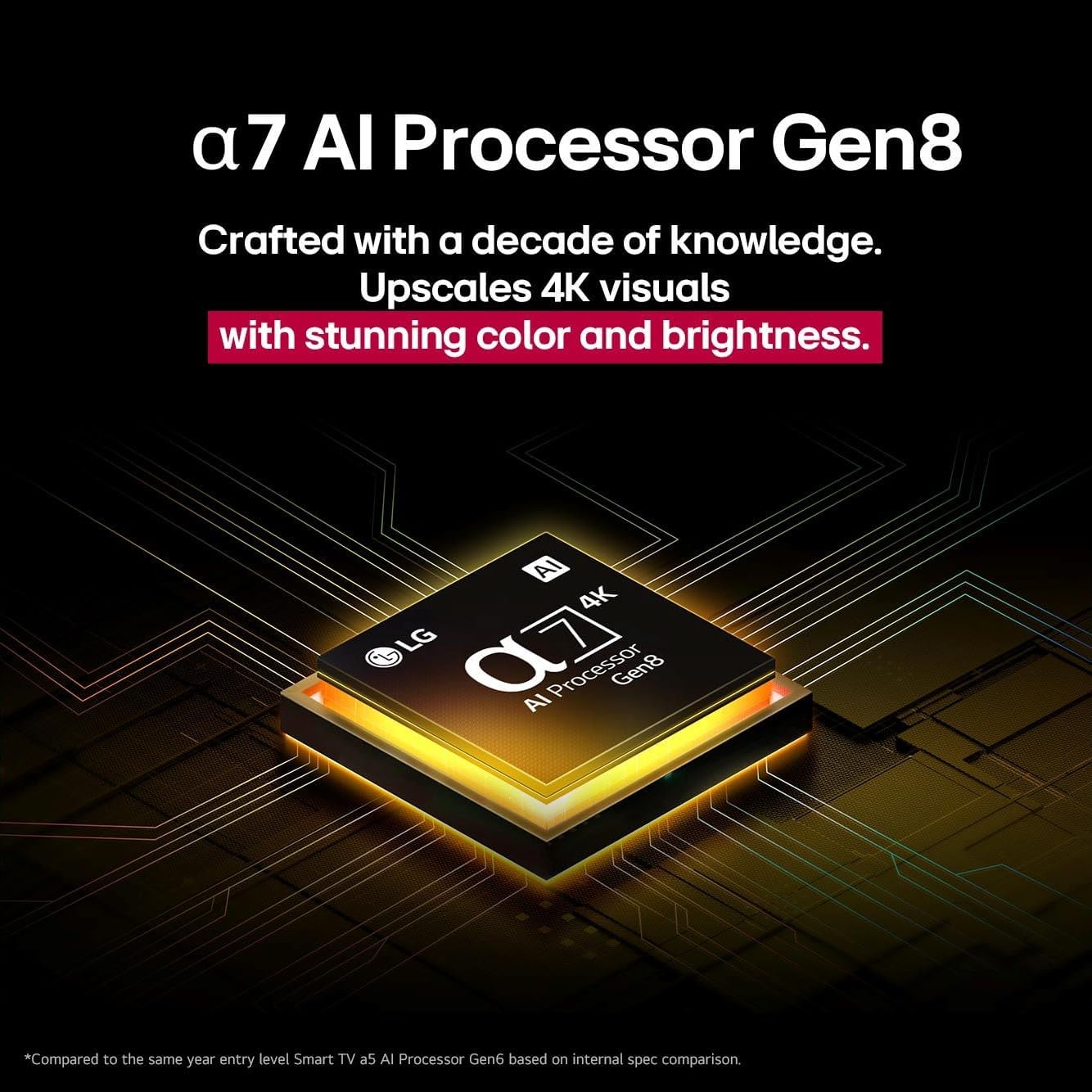 LG 43-Inch UA7700 Series 4K Smart TV - α7 AI Processor 4K, Dynamic Tone Mapping, Alexa Ready, HDR10, HGIG, ALLM, WebOS 25, Wi-Fi, Bluetooth, AI Upscaling, AI Sound, LG Channels (43UA7700PUB, 2025)