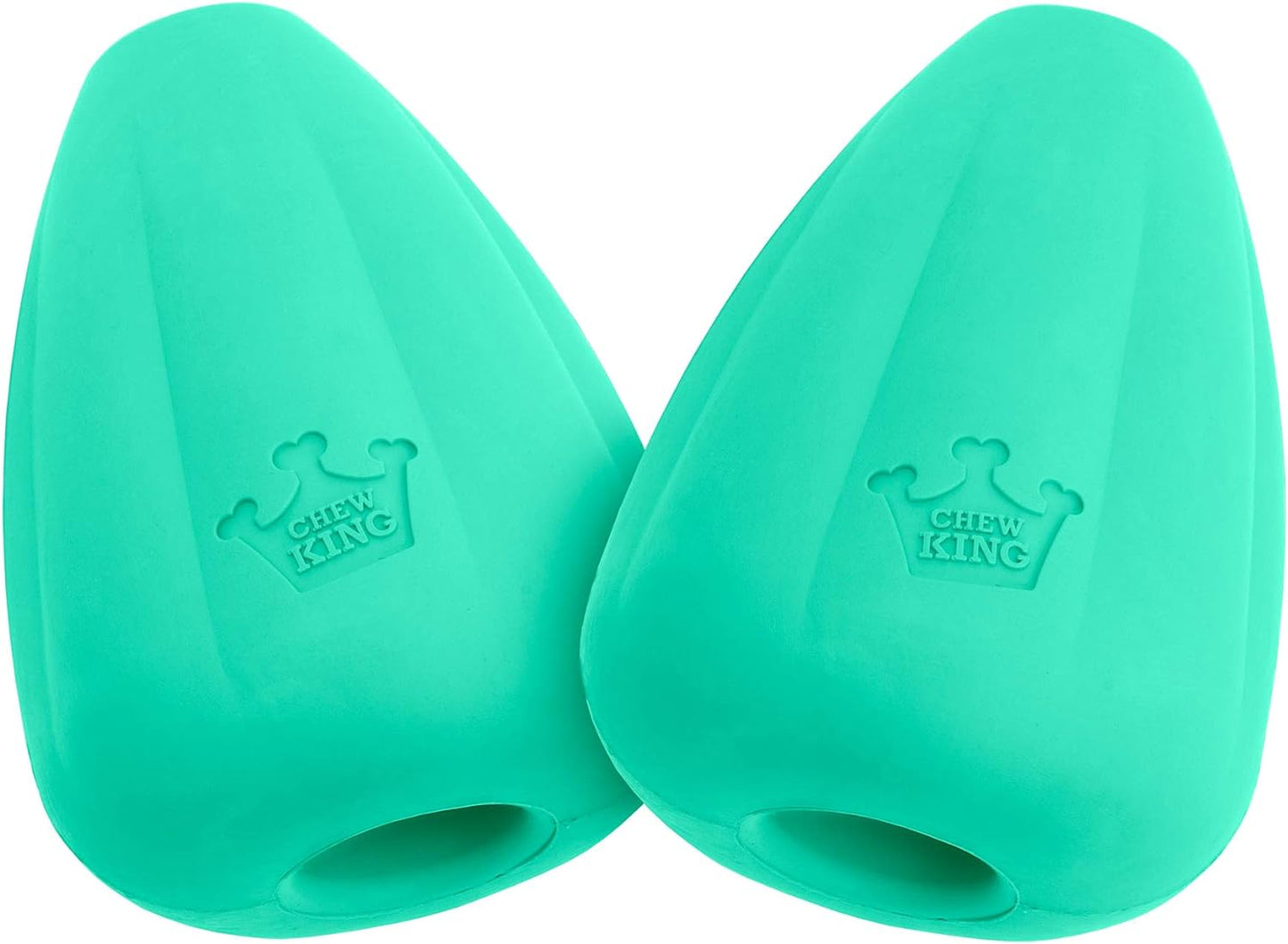 Chew King Premium Treat Dog Toy, L, Extremely Durable Natural Rubber Toy, Pack of 2
