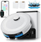 Lefant M2 Plus Robot Vacuum and Mop Combo,190° PSD Obstacle Avoidance,LIDAR Navigation,6000Pa Powerful Suction,40-Day Capacity, Perfect for Pet Hair,140 Min Runtime, WiFi/App/Alexa