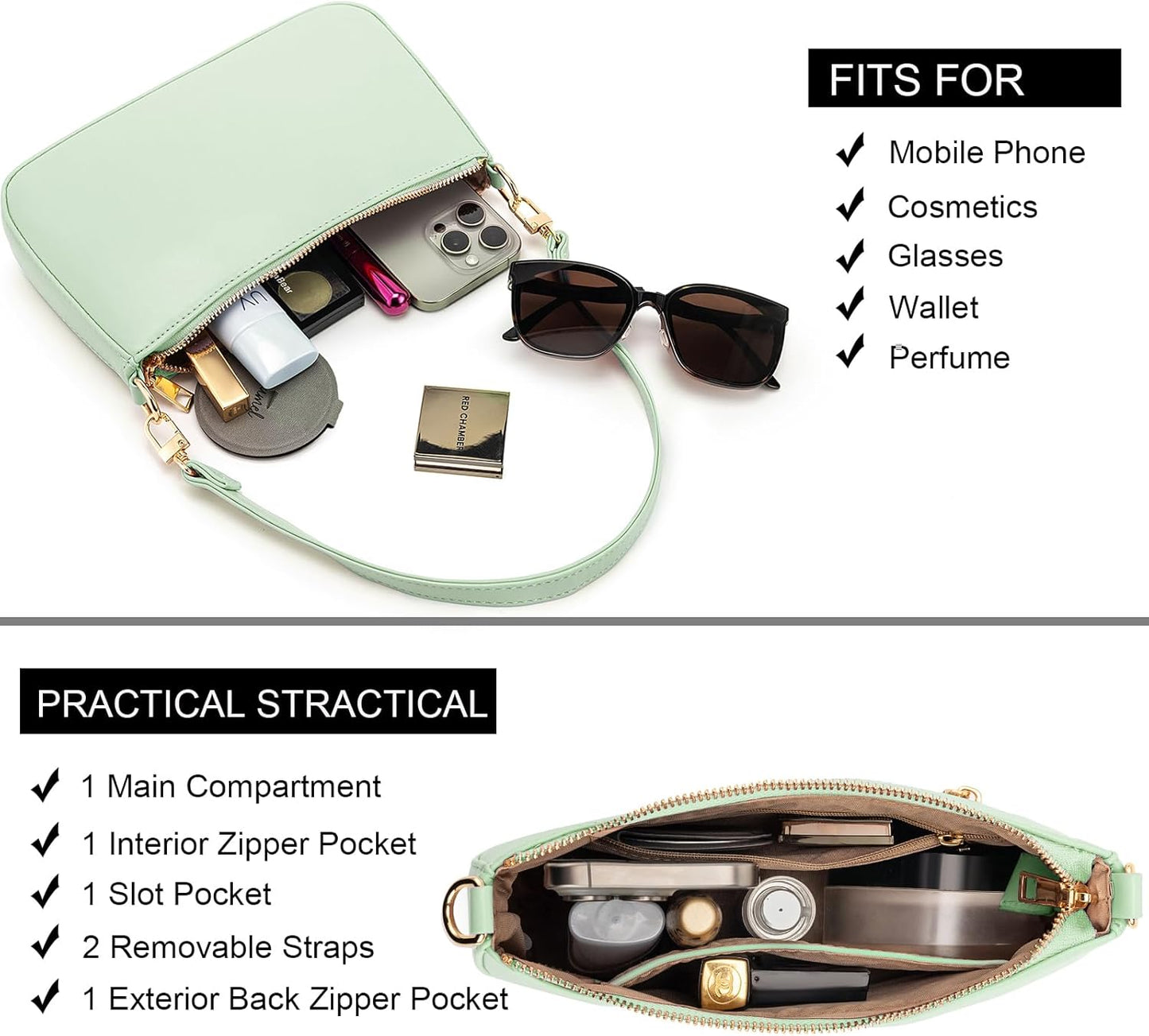 Purilite Select Vegan Leather Crossbody Bag